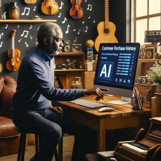 CRM integration with AI sales tools in a small music instrument store